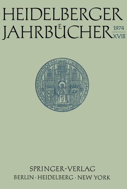 Heidelberger Jahrbücher - 