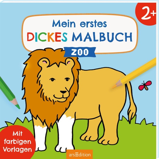 Mein erstes dickes Malbuch ab 2 - Zoo - 