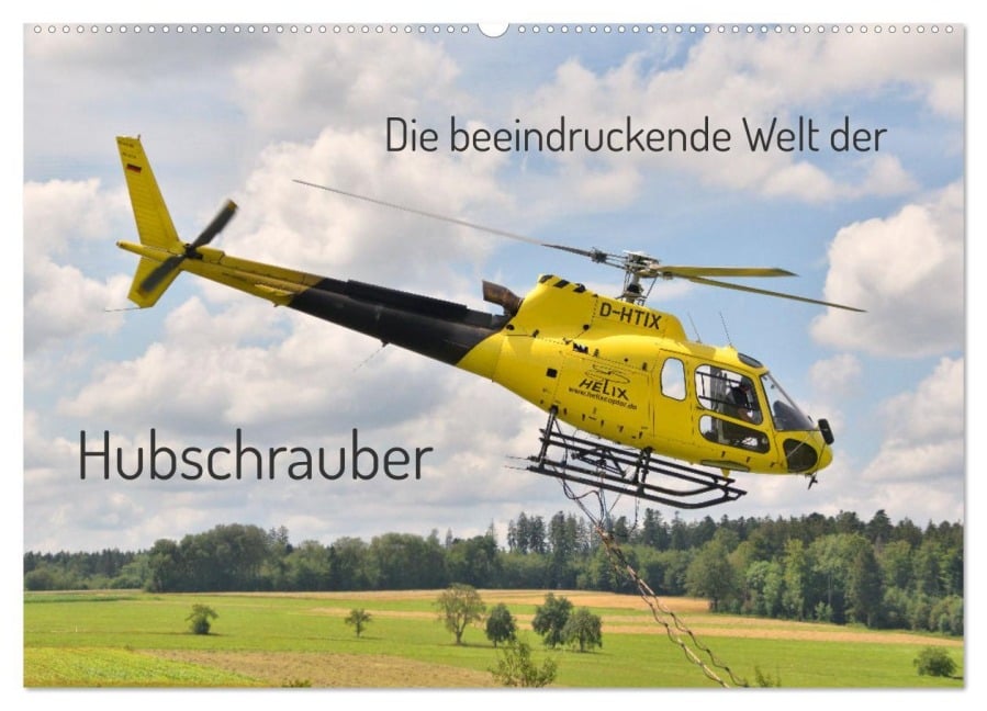 Die beeindruckende Welt der Hubschrauber (Wandkalender 2025 DIN A2 quer), CALVENDO Monatskalender - Matthias Merz