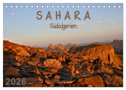 Cover-Bild zum Titel 'Sahara - Südalgerien (Tischkalender 2026 DIN A5 quer), CALVENDO Monatskalender' von 'Berlin Rechberger'