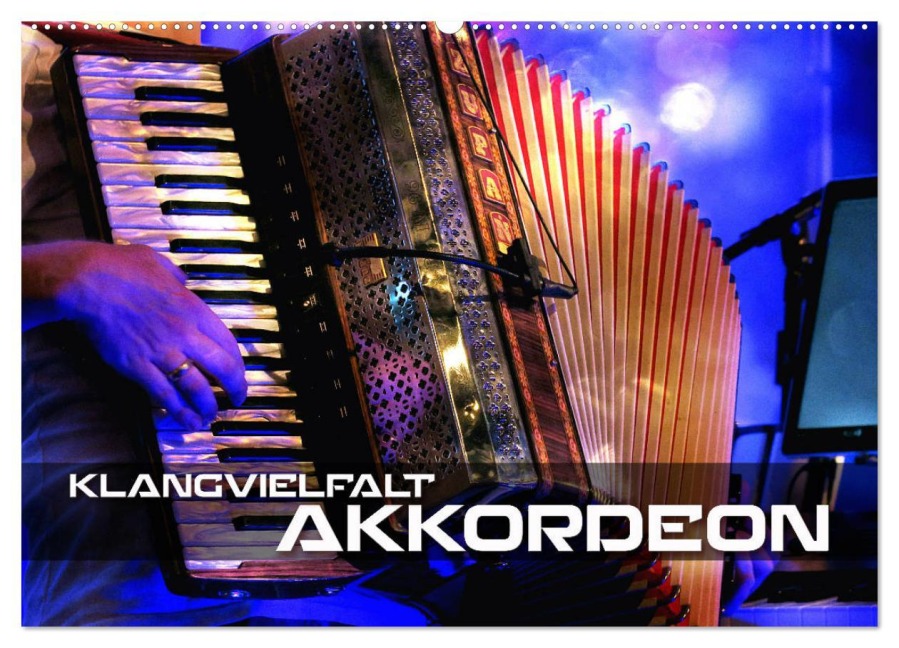 Klangvielfalt Akkordeon (Wandkalender 2026 DIN A2 quer), CALVENDO Monatskalender - Renate Bleicher