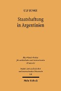 Cover-Bild zum Titel 'Staatshaftung in Argentinien' von 'Ulf Junge'