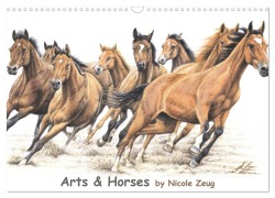Arts & Horses (Wandkalender 2026 DIN A3 quer), CALVENDO Monatskalender - Nicole Zeug