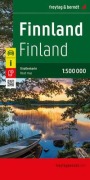 Cover-Bild zum Titel 'Finnland, Straßenkarte 1:500.000, freytag & berndt' von ''