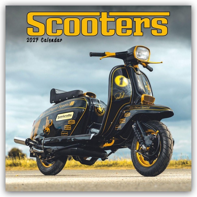 Scooters - Motorroller 2027 - Wand-Kalender - Carousel Calendar