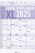 Der MEGA-Familienplaner XL 2025 mit 8 Spalten - Familien-Timer 33x49,5 cm - Offset-Papier - mit Ferienterminen - Wand-Planer - Alpha Edition - 