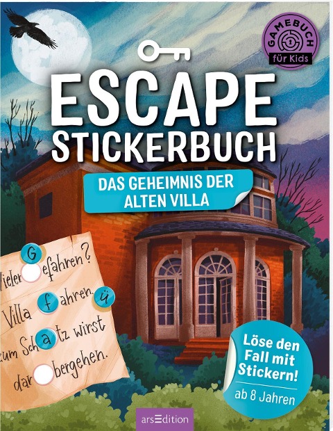 Escape-Stickerbuch - Das Geheimnis der alten Villa - Philip Kiefer