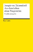 Cover-Bild zum Titel 'Aus dem Leben eines Taugenichts' von 'Joseph von Eichendorff'
