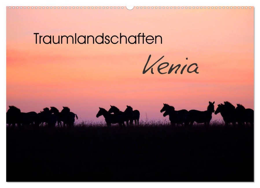 Traumlandschaften Kenia (Wandkalender 2026 DIN A2 quer), CALVENDO Monatskalender - Michael Herzog