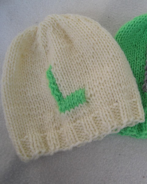 Strickanleitung Babymütze für Jungen und Mädchen mit Anfangsbuchstabe L- von 0-6 Monaten tragbar - Kerstin Münchehofe