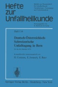 Cover-Bild zum Titel 'Deutsch-Österreichisch-Schweizerische Unfalltagung in Bern' von ''