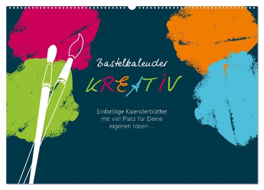 Bastelkalender KREATIV (Wandkalender 2026 DIN A2 quer), CALVENDO Monatskalender - ROTH-Design ROTH-Design