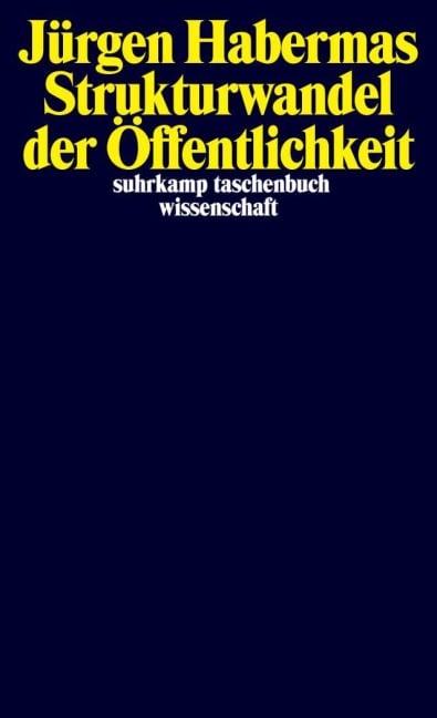 Strukturwandel der Öffentlichkeit - Jürgen Habermas