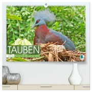 Cover-Bild zum Titel 'Tauben rund um die ganze Welt (hochwertiger Premium Wandkalender 2026 DIN A2 quer), Kunstdruck in Hochglanz' von 'Calvendo Calvendo'