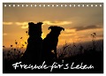 Hunde - Freunde für's Leben (Tischkalender 2024 DIN A5 quer), CALVENDO Monatskalender - Elke Schulz