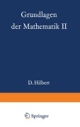 Cover-Bild zum Titel 'Grundlagen der Mathematik II' von 'Paul Bernays, David Hilbert'