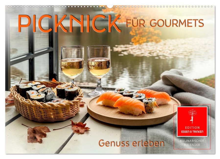Picknick für Gourmets - Genuss erleben (Wandkalender 2026 DIN A2 quer), CALVENDO Monatskalender - Peter Roder