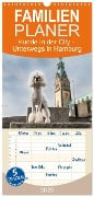 Familienplaner 2025 - Hunde in der City - Unterwegs in Hamburg mit 5 Spalten (Wandkalender, 21 x 45 cm) CALVENDO - Sonja Teßen