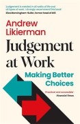 Cover-Bild zum Titel 'Judgement at Work' von 'Andrew Likierman'