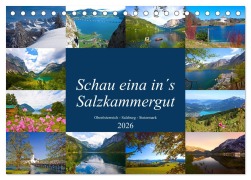 Cover-Bild zum Titel 'Schau eina in¿s Salzkammergut (Tischkalender 2026 DIN A5 quer), CALVENDO Monatskalender' von 'Christa Kramer'
