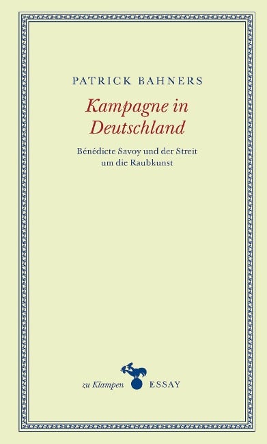 Kampagne in Deutschland - Patrick Bahners