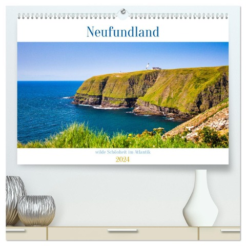 Neufundland - wilde Schönheit im Atlantik (hochwertiger Premium Wandkalender 2024 DIN A2 quer), Kunstdruck in Hochglanz - Sabine Jost