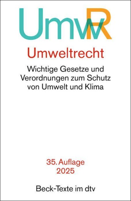 Umweltrecht. UmwR - 