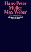 Cover-Bild zum Titel 'Max Weber' von 'Hans-Peter Müller'