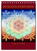 Cover-Bild zum Titel 'Die heilige Blume des Lebens - Mandalas von Istvan Seidel (Tischkalender 2026 DIN A5 hoch), CALVENDO Monatskalender' von 'István Seidel'