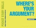 Cover-Bild zum Titel 'Where's Your Argument?' von 'Michael Shoolbred, Helen Cooper'