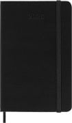 Moleskine 12 Monate Wochenkalender 2026, Pocket/A6, 1 Wo = 2 Seiten, vertikal, fester Einband, Schwarz - 