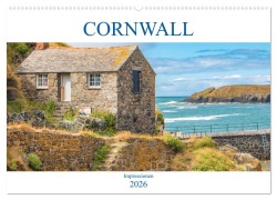 Cover-Bild zum Titel 'Cornwall Impressionen (Wandkalender 2026 DIN A2 quer), CALVENDO Monatskalender' von 'Sell Pixs:Sell'