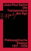 Die Transzendenz des Ego - Jean-Paul Sartre