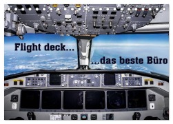 Cover-Bild zum Titel 'Flight deck - das beste Büro (Tischkalender 2026 DIN A5 quer), CALVENDO Monatskalender' von 'Andy D.'