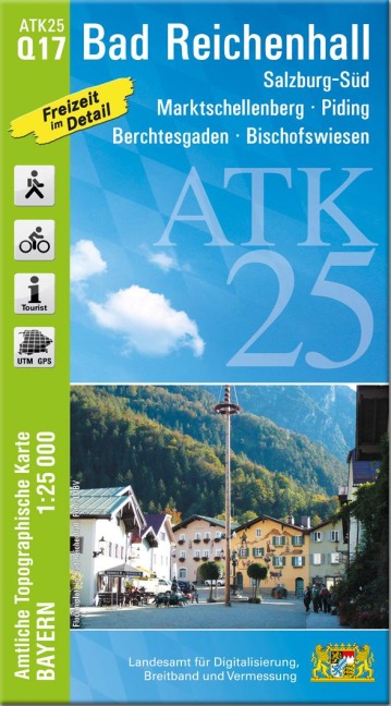 ATK25-Q17 Bad Reichenhall (Amtliche Topographische Karte 1:25000) - 
