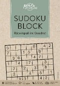 Cover-Bild zum Titel 'Sudoku-Block: Rätselspaß im Quadrat. 192 Sudokus in 3 Schwierigkeitsstufen' von 'Pen2nature'