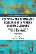 Cover-Bild zum Titel 'Education for Sustainable Development in Foreign Language Learning' von ''