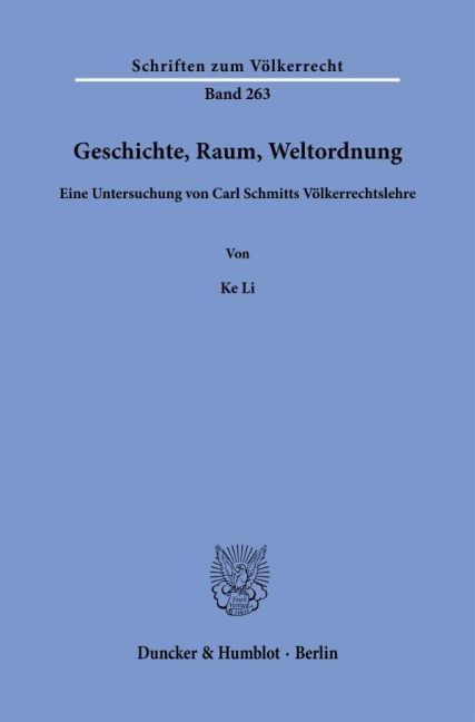 Geschichte, Raum, Weltordnung - Ke Li