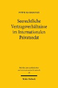 Cover-Bild zum Titel 'Seerechtliche Vertragsverhältnisse im Internationalen Privatrecht' von 'Peter Mankowski'