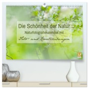 Die Schönheit der Natur - Naturfotografie-Kalender mit Foto- und Kreativübungen (hochwertiger Premium Wandkalender 2026 DIN A2 quer), Kunstdruck in Hochglanz - Jana Mänz