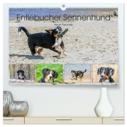 Cover-Bild zum Titel 'Entlebucher Sennenhund - treue Freunde (hochwertiger Premium Wandkalender 2026 DIN A2 quer), Kunstdruck in Hochglanz' von 'SchnelleWelten SchnelleWelten'