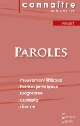 Cover-Bild zum Titel 'Fiche de lecture Paroles de Prévert (Analyse littéraire de référence et résumé complet)' von 'Jacques Prévert'