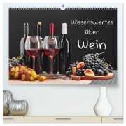 Wissenswertes über Wein (hochwertiger Premium Wandkalender 2026 DIN A2 quer), Kunstdruck in Hochglanz - Gunter Kirsch