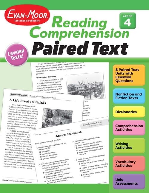 Reading Comprehension: Paired Text, Grade 4 Teacher Resource - Evan-Moor Educational Publishers