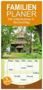 Cover-Bild zum Titel 'Familienplaner 2026 - Die Villenkolonie in Buchschlag mit 5 Spalten (Wandkalender, 21 x 45 cm) CALVENDO' von 'Peil Peil4852'