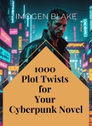 Cover-Bild zum Titel '1000 Plot Twists for Your Cyberpunk Novel (The Master Plotter Series, #1)' von 'Imogen Blake'