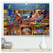 Cover-Bild zum Titel 'Märkte der Welt (hochwertiger Premium Wandkalender 2026 DIN A2 quer), Kunstdruck in Hochglanz' von 'Peter Roder'