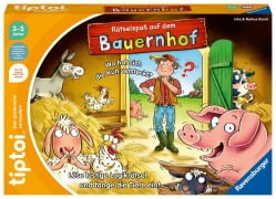 Cover-Bild zum Titel 'Ravensburger tiptoi Spiel 00125 Rätselspaß auf dem Bauernhof - Lernspiel ab 3 Jahren, lehrreiches Logikspiel für Jungen und Mädchen, für 1-4 Spieler' von 'Inka und Markus Brand'