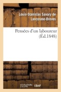 Cover-Bild zum Titel 'Pensées d'Un Laboureur' von 'Louis-Stanislas Savary de Lancosme-Brèves'