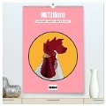 NUTZtiere, Ein Kalender für Erwachsene und aufgeklärte Kinder (hochwertiger Premium Wandkalender 2024 DIN A2 hoch), Kunstdruck in Hochglanz - Sandra Brill